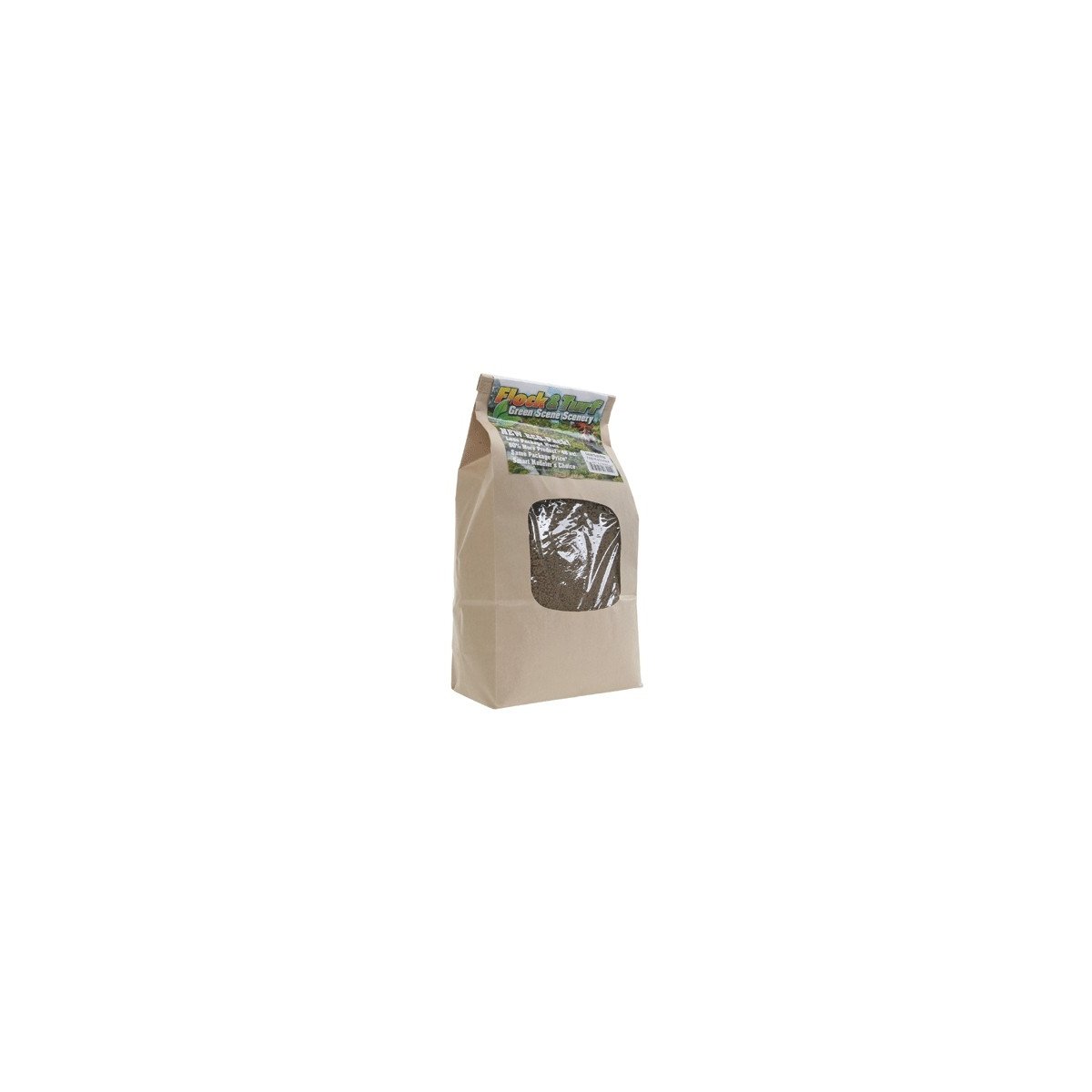 Flock & Turf Ground Cover ECO Pack Bag - 48oz 1.4L -- Fine - Desert Dust, ALL Scenic Express 855E