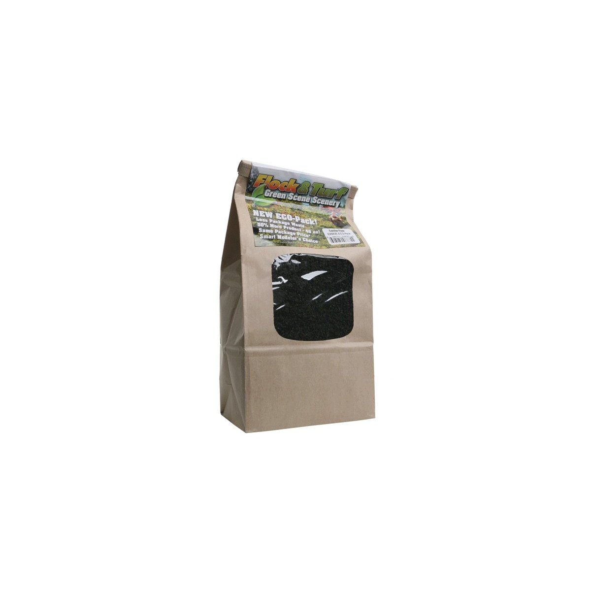 Flock & Turf Ground Cover ECO Pack Bag -- Conifer Floor Blend 48oz 1.4l, ALL Scenic Express 883E