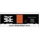 Railroad Decal Set -- New Haven 40′ Boxcar (McGinnis, black car, vermillion door), N, Tichy Train Group 10374N