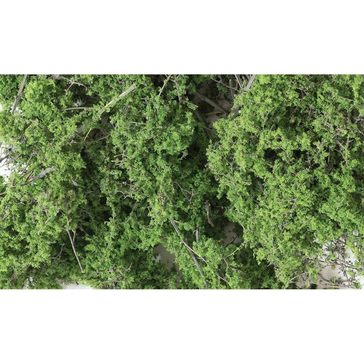 Fine Leaf Foliage(TM) - 75 Cu. In. 1.2 Cu. m. -- Medium Green, ALL Woodland Scenics 1131