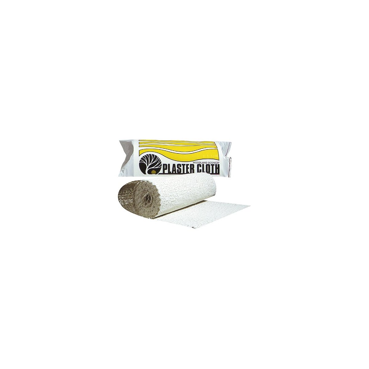 Plaster Cloth Roll -- 8′ Wide x 15′ Long 10 Sq Ft 20.3cm x 4.6m .9 sq m, ALL Woodland Scenics 1203