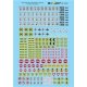 Highway Sign Decal Set -- Road & Street Signs, Oversize & Wide Load Truck Signs of th, HO, Microscale Industries Inc 871516