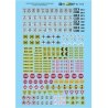 Highway Sign Decal Set -- Road & Street Signs, Oversize & Wide Load Truck Signs of th, HO, Microscale Industries Inc 871516