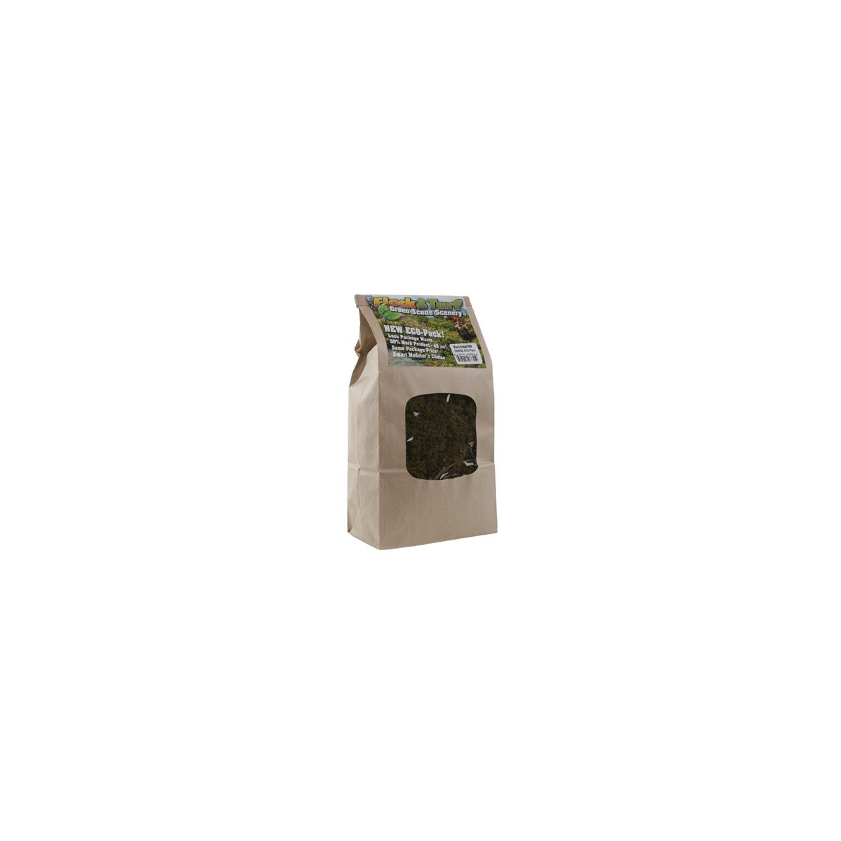 Super Turf Ground Cover ECO Pack Bag - 48oz 1.4L -- Moss Green, ALL Scenic Express 865E