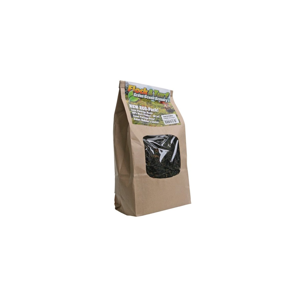 Flock & Turf Ground Cover ECO Pack Bag -- Deat Fall Forest Debris 48oz 1.4l, ALL Scenic Express 896E