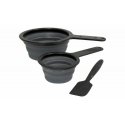 Plaster Mixing Set -- 1 Each: 32oz 946mL Bowl, 8oz 236mL Measuring Cup, Spatula, ALL, Woodland Scenics 1187
