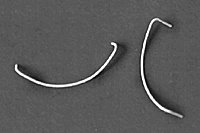 Caboose Grab Irons -- Curved - Ends & Sides pkg(5), HO, Detail Associates 6503