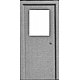 Doors (White Styrene) -- Entryway Type w/Single Large Window pkg(3), HO, Pikestuff 1103