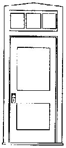 Office Door w/Transom - 36′ Wide, O, Grandt Line Products Inc 3617