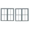 Double-Hung Windows -- 2-Over-2 - Scale 78 x 78′ 198 x 198cm pkg(2), O, Grandt Line Products Inc 3769