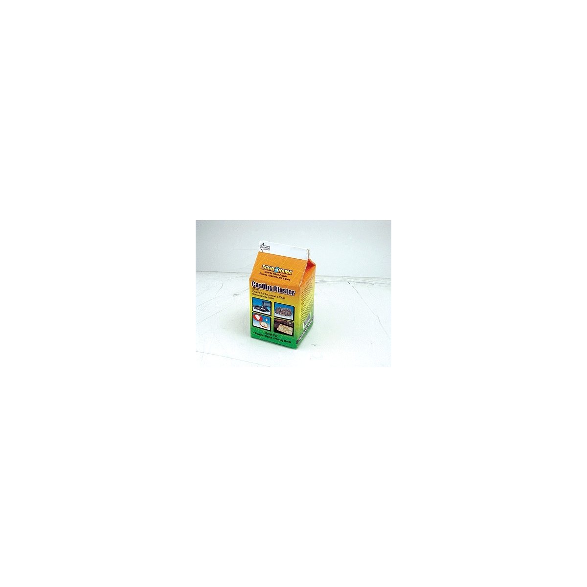 Scene-A-Rama(TM) Diorama Project Accessories -- Casting Plaster - 8oz 226g, HO Woodland Scenics 4141