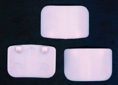 Truck Accessories - Chrome-Plated -- Airfoils pkg(5), HO, Herpa Models 5372