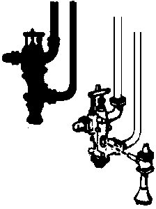 Steam Loco Injectors (Brass Casting) -- Nathan Nonlifting Type, HO, Cal Scale 262