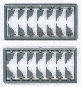 Double `S` Corbels pkg(28) -- With Top Detailing, HO, Tichy Train Group 8129