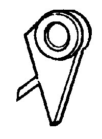 Nose Lift Rings -- For F-Unit - 1 Pair, HO, Cal Scale 415