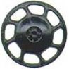 Universal Type Brake Wheels pkg(8) -- Black, HO, Kadee Quality Products 2043