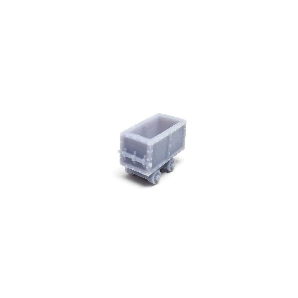 Unpainted 3D Printed Parts -- Mining Cart pkg(5), HO ALL SCALE MINIATURES 870970