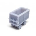 Unpainted 3D Printed Parts -- Mining Cart pkg(5), HO, ALL SCALE MINIATURES 870970