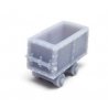 Unpainted 3D Printed Parts -- Mining Cart pkg(5), HO ALL SCALE MINIATURES 870970