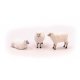Sheep -- Unpainted 3D Printed Figures pkg(5), HO ALL SCALE MINIATURES 870963
