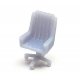 Desk Chair -- Unpainted 3D Printed Part, HO ALL SCALE MINIATURES 871975