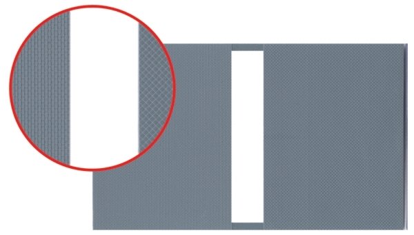 Plastic Sheet -- Slate Tile, N, Kibri 37971