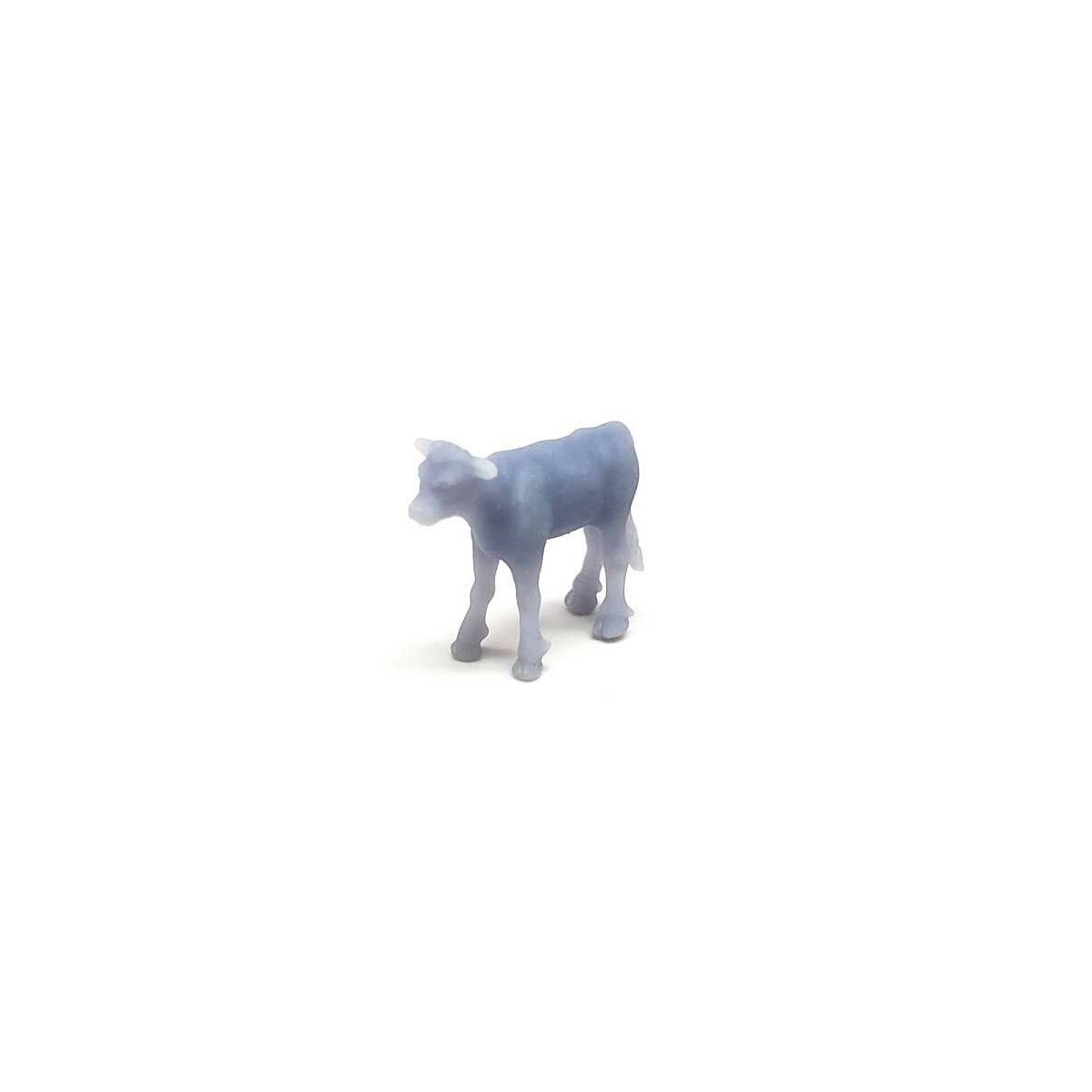 Calves -- Unpainted 3D Printed Figures pkg(5), N ALL SCALE MINIATURES 1600978