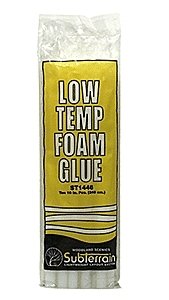 Hot Melt Foam Glue - SubTerrain System -- pkg(10), All Scales, Woodland Scenics 1446