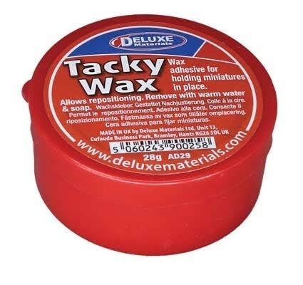 Tacky Wax Figure Adhesive -- 1oz 28g, All Scales, Deluxe Materials Ltd AD29