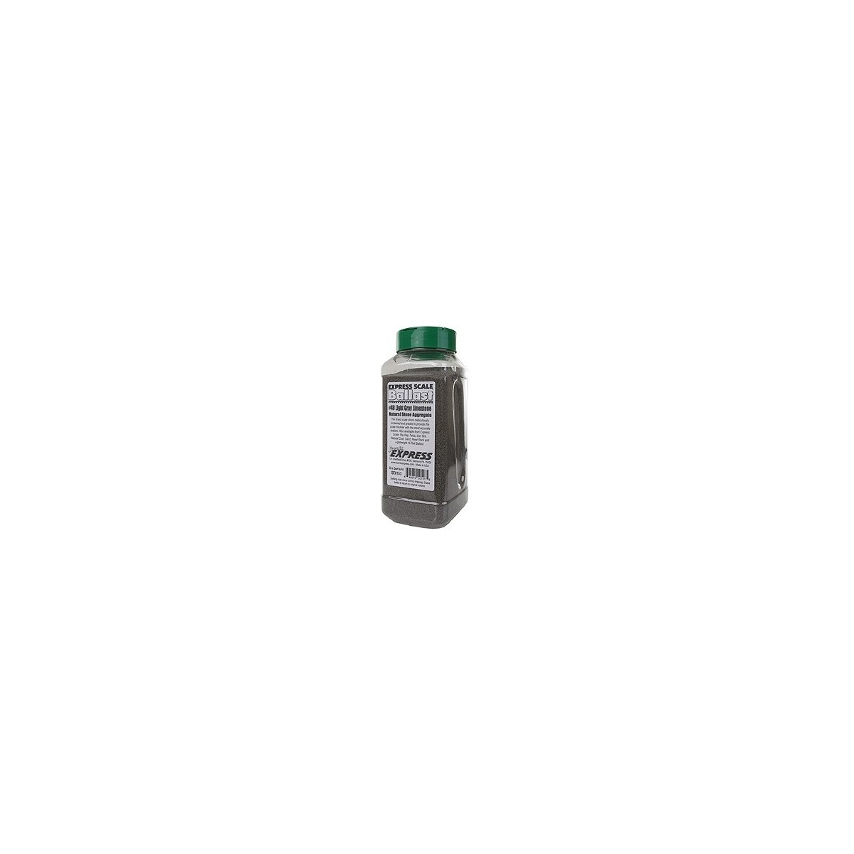 Natural Stone Ballast 40 -- Light Gray - 1 Quart 950mL, HO Scenic Express SE0153
