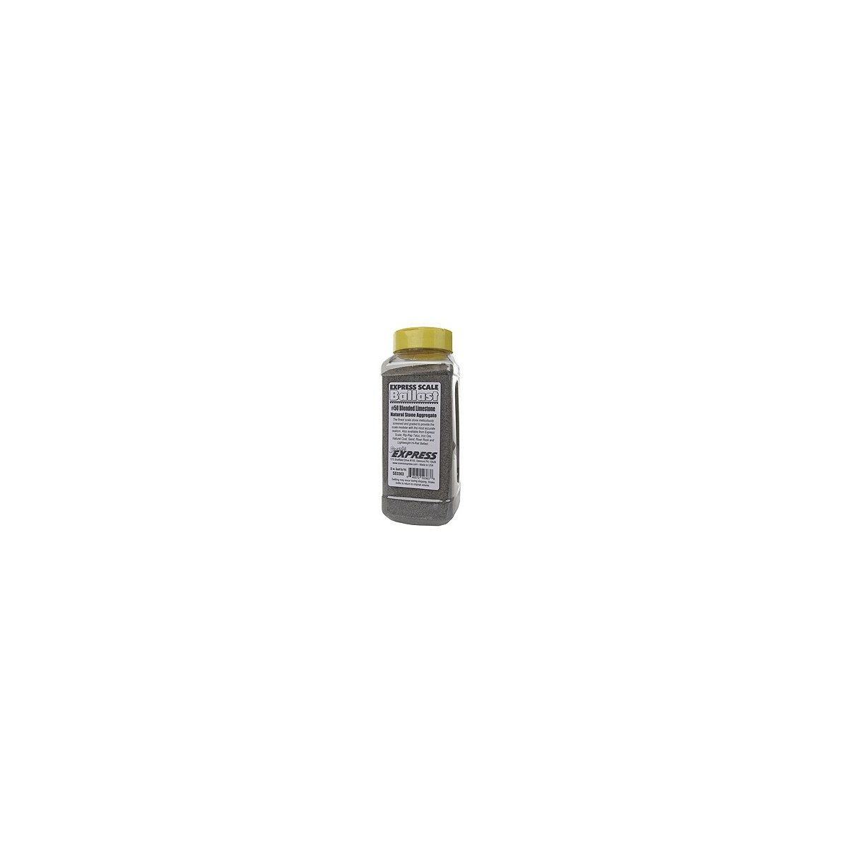 Natural Stone Ballast 50 for HO or N -- Blended - 1 Quart .95L, HO Scenic Express SE0363