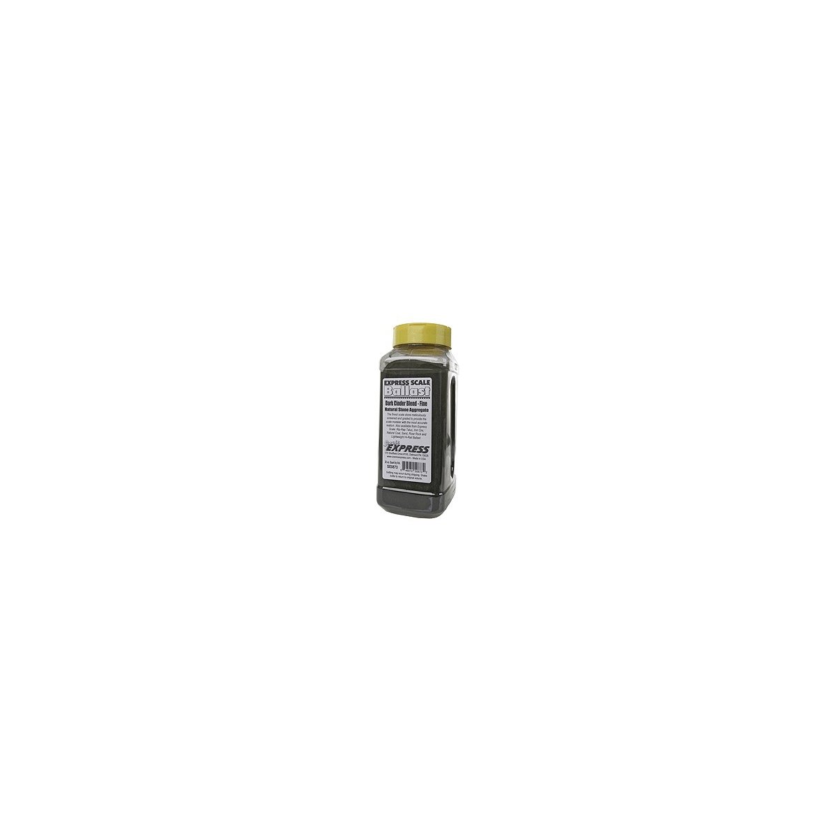 Natural Cinder (May Contain Magnetic Particles - Not Suitable for Ballast) -- Dark Fine (1 Quart), ALL Scenic Express SE0873