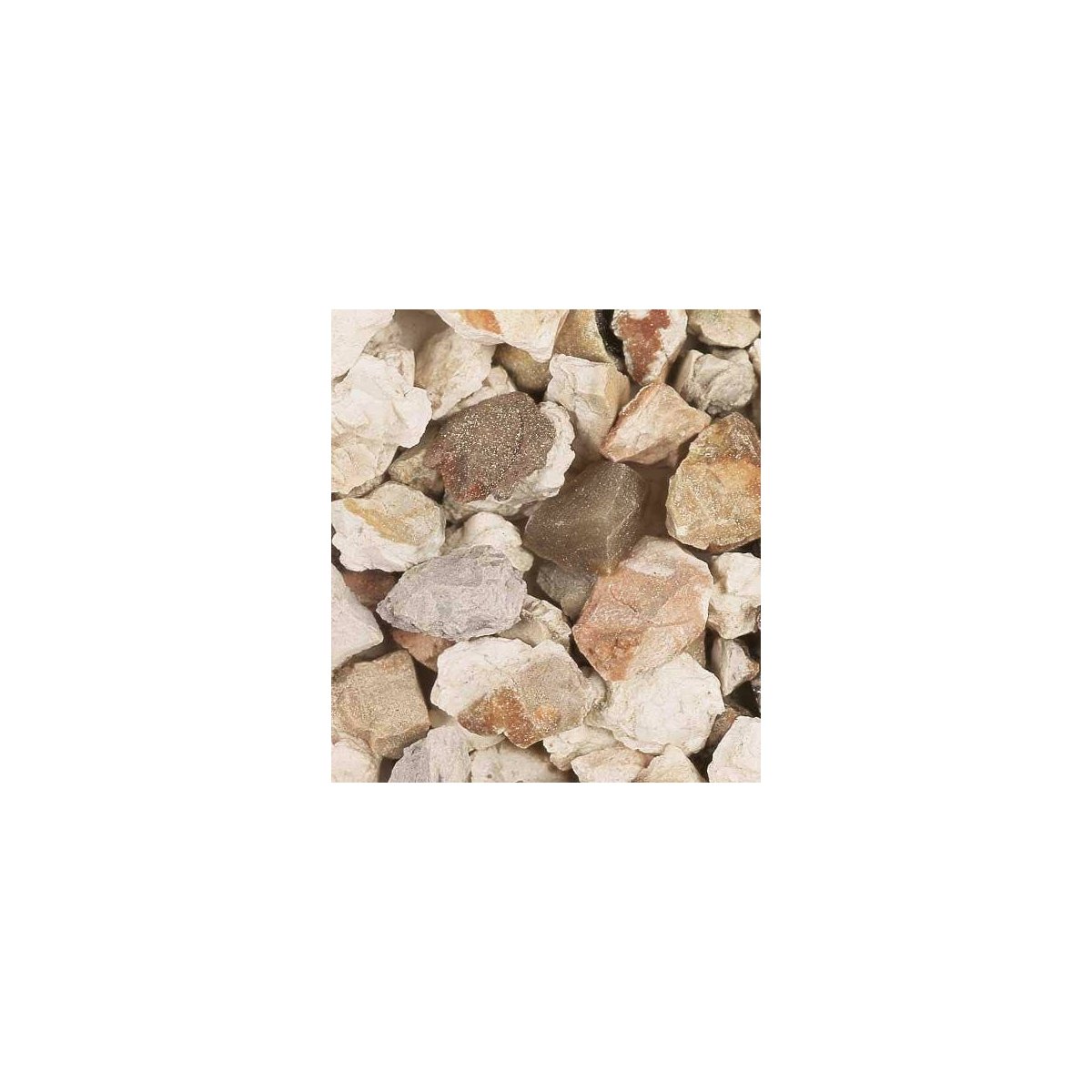 Quartz Stone Boulders -- Dark - 8-1/8oz 230g, HO Busch Gmbh & Co Kg 7135