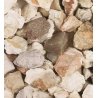 Quartz Stone Boulders -- Dark - 8-1/8oz 230g, HO, Busch Gmbh & Co Kg 7135