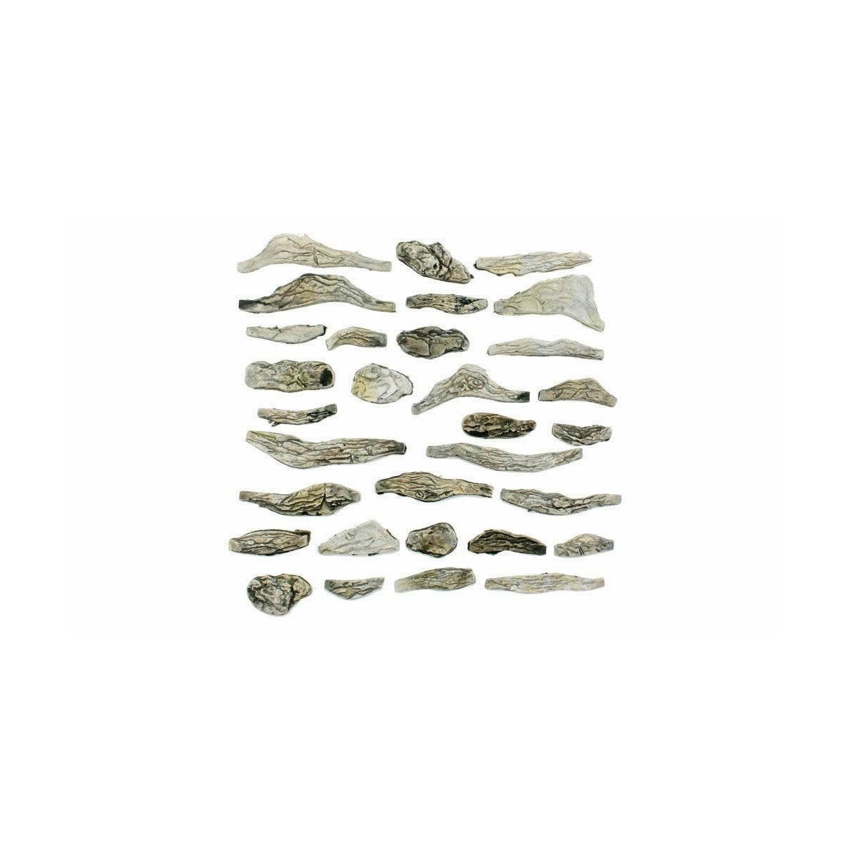 Creek Bed Rocks - Ready Rocks -- 31 Pieces, ALL Woodland Scenics 1141