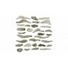 Creek Bed Rocks - Ready Rocks -- 31 Pieces, ALL Woodland Scenics 1141