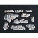Rock Molds - 5 x 7′ 12.7 x 17.7cm -- Outcroppings, ALL, Woodland Scenics 1230