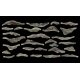 Creek Bank Rock Molds -- Set of 2, ALL Woodland Scenics 1245