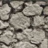 Flexible Dry-Stack Blasted Rock Sheet -- Large for HO, S & O Scales - 3-3/4 x 12′ 9.5 x 30.5cm, ALL Chooch Enterprises 8540