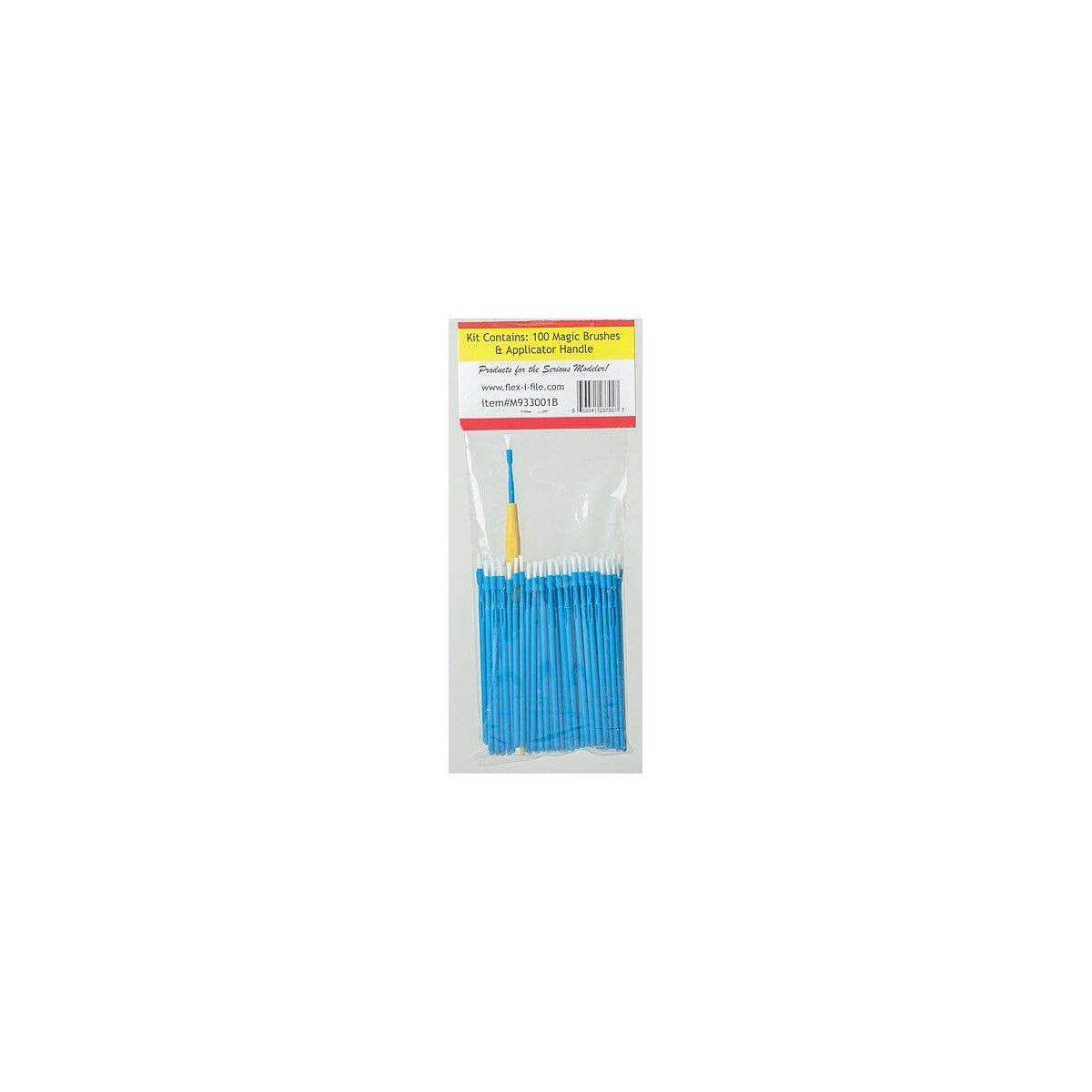 Magic Brush Bulk Pack -- Brush (blue) pkg(100), All Scales, Profile Accessories Inc. M933001B