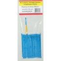 Magic Brush Bulk Pack -- Brush (blue) pkg(100), All Scales, Profile Accessories Inc. M933001B