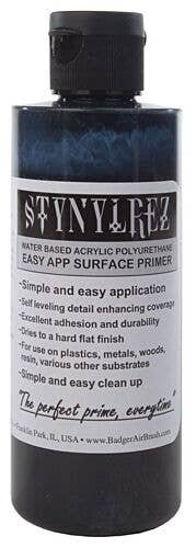 Primer - 4oz 118mL - Modelflex Paint -- Black, All Scales, Badger Air Brush Co 403
