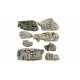 Faceted Rocks - Ready Rocks -- 8 Pieces, ALL Woodland Scenics 1137