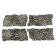 Rock Faces - Ready Rocks -- 4 Pieces, ALL Woodland Scenics 1138