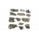 Rock Outcroppings - Ready Rocks -- 13 Pieces, ALL Woodland Scenics 1139