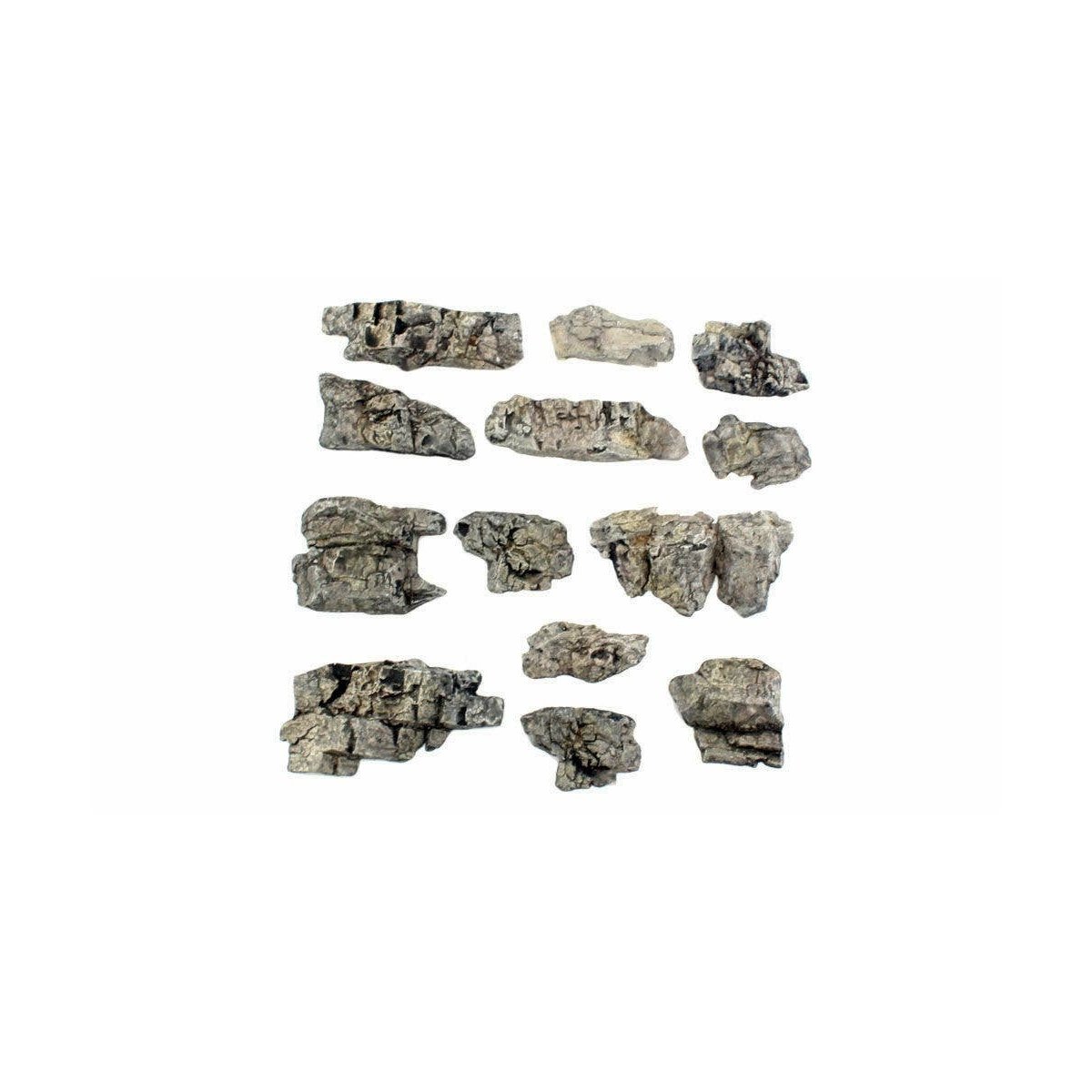 Rock Outcroppings - Ready Rocks -- 13 Pieces, ALL Woodland Scenics 1139