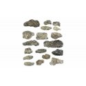 Surface Rocks - Ready Rocks -- 18 Pieces, ALL, Woodland Scenics 1140