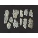 Rock Molds - 5 x 7′ 12.7 x 17.7cm -- Surface Rocks, ALL Woodland Scenics 1231