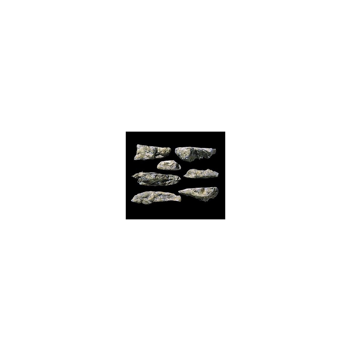 Rock Molds - 5 x 7′ 12.7 x 17.7cm -- Embankments, ALL Woodland Scenics 1233
