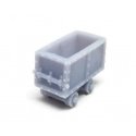 Mining Carts -- Unpainted 3D Printed Parts pkg(5), N ALL SCALE MINIATURES 1600970